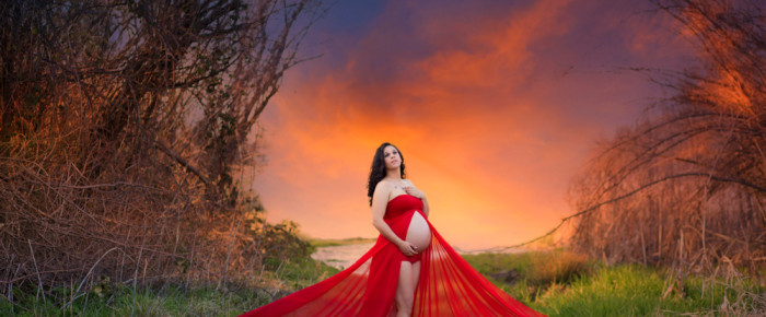 A creatively edited maternity session with Magination Images ~ Southern Oregon Photographer